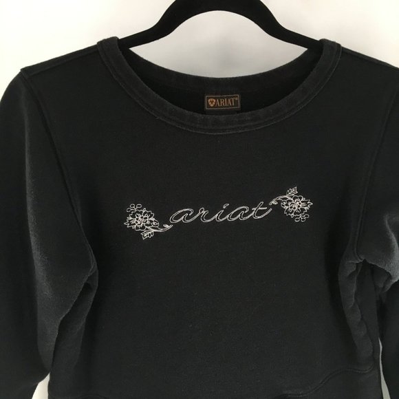 ARIAT Black Sweater (W2-187) - Picture 3 of 7